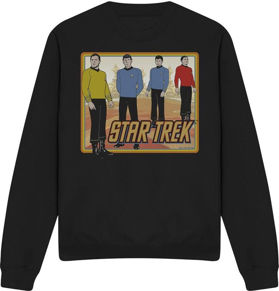 Star Trek - "Classic" Sweatshirt für Herren/Damen Uni TV12225 (XXL) (Schwarz)