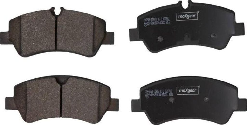 MAXGEAR Bremsbeläge Satz Hinten Bremsklötze für FORD Produktbild 
