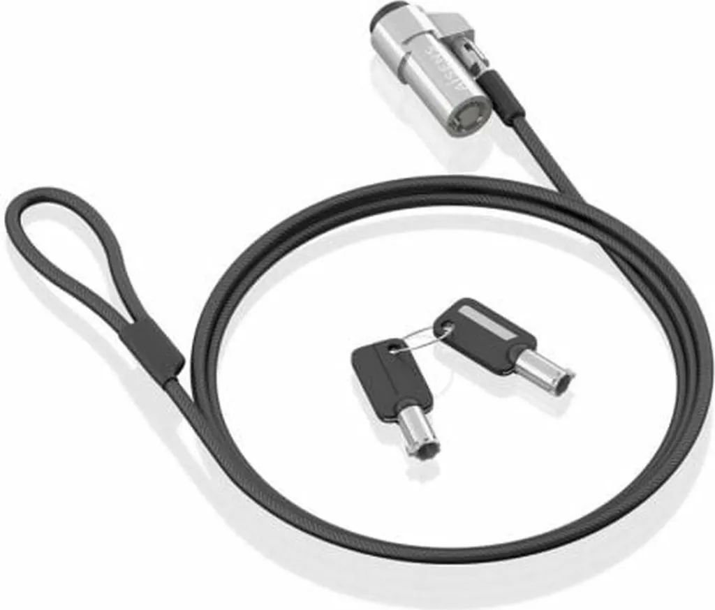 Cavo di sicurezza Aisens ASLK-D45K06-BK 1,5 m