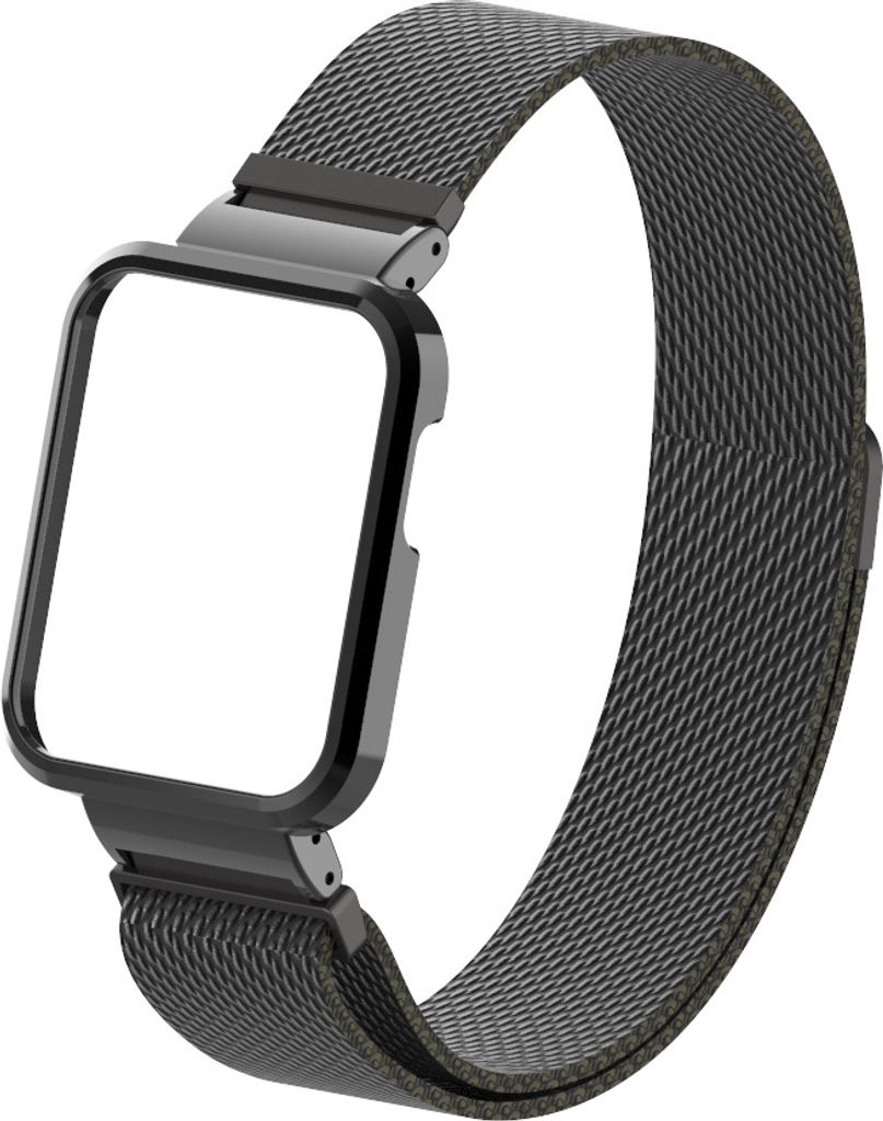 Strap-it Milanese Armband - Kompatibel mit Xiaomi Mi Watch Lite Armband Ersatzarmband Edelstahl - Armband mit Magnetverschluss - Hochwertiges Mater...
