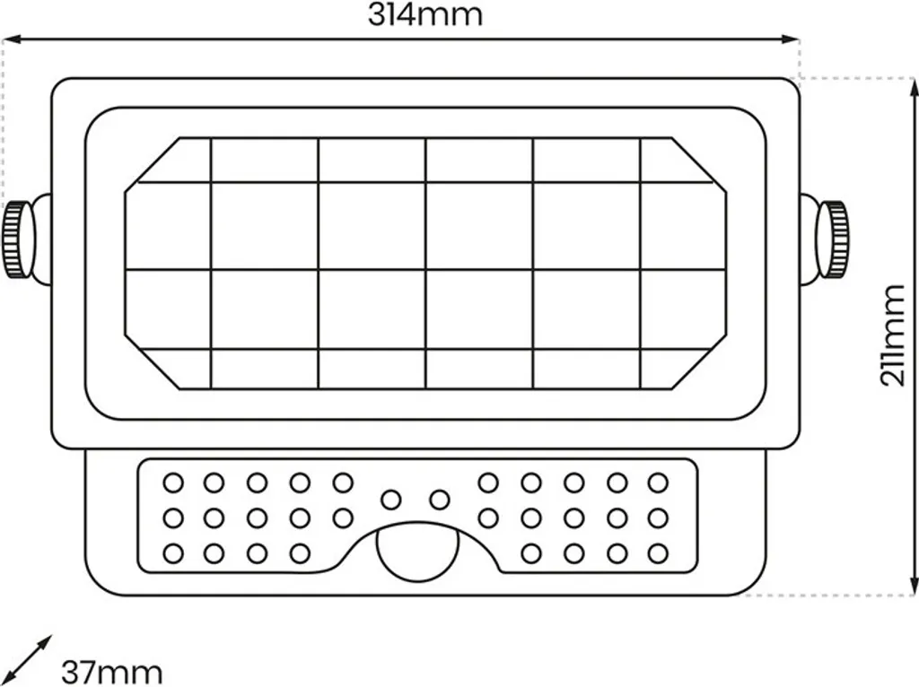 Projecteur solaire Epad LED 10W Eko-light EKO9083 1150lm étanche IP65 - 6