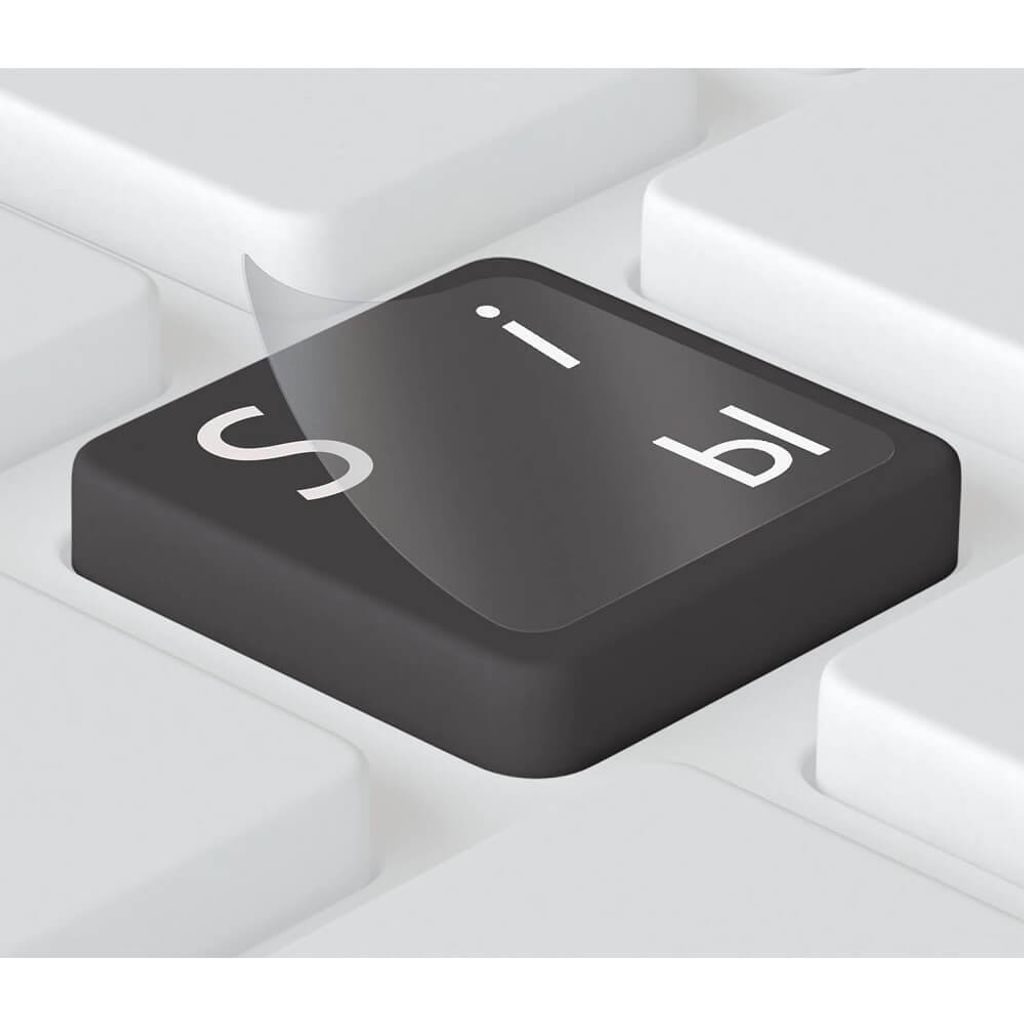 Russische Tastaturaufkleber transparent für Mac (Apple) in Produktbild 2