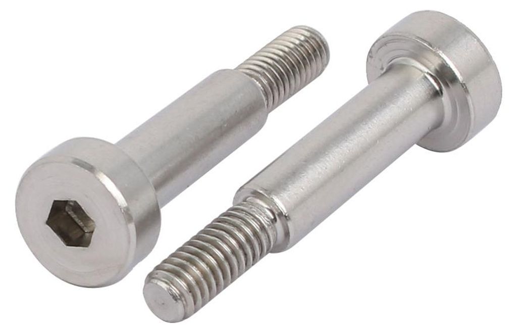 5Stk. 304 Edelstahl Schulter Bolzen 5mm Schulter Dmr. 16mm L?nge M4 Gewinde de