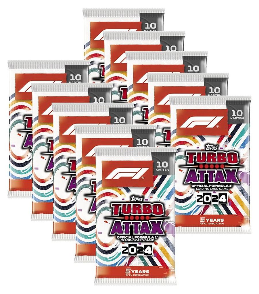 Topps - Turbo Attax Formel 1 2024 - 10 Booster