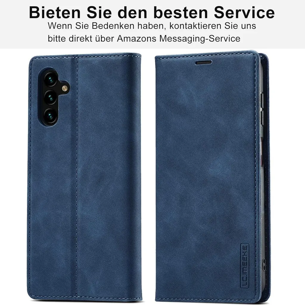 Cover Portafoglio Samsung Galaxy A34 5G Ailicici con Vetro Prottetivo - 7
