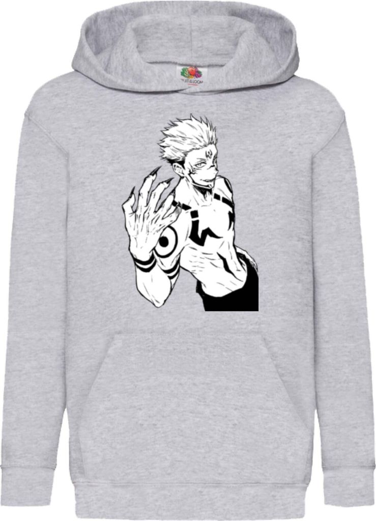 Kinder Kapuzenpullover Japan Anime Manga Naruto Kurama Nine Tail Kurama Nine Tail, 5-6 Jahr - 116 / Schwarz