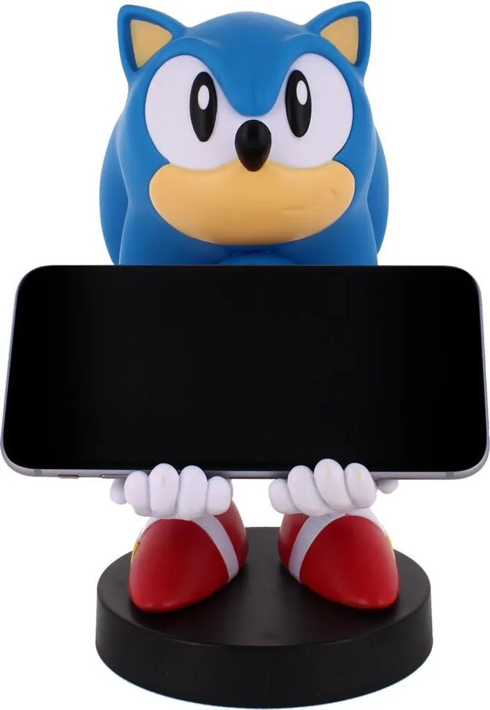 Support de Bureau Sonic Figurine 21 cm - Idéal Manette et Smartphone - 3