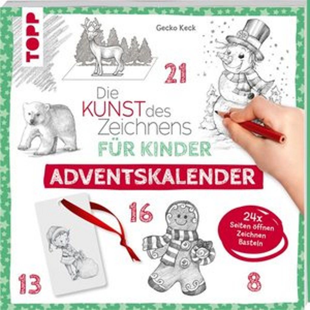 L'art du dessin pour les enfants Calendrier de l'Avent Image du produit 