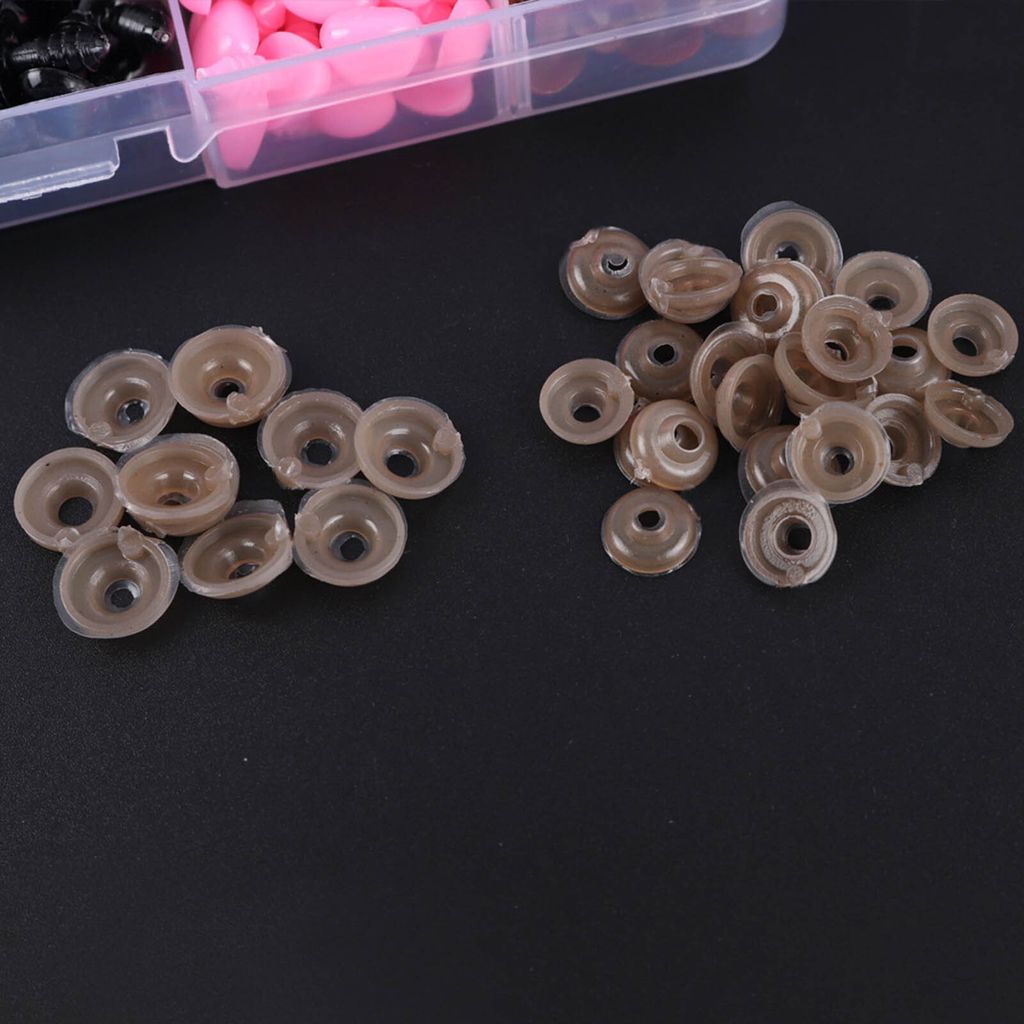560 ks Box Diy Bezpečnostní oči a nosy s podložkami pro Obrázek produktu 4