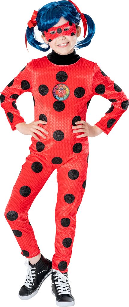 Miraculous - Ladybug Deluxe Kostüm für Kinder Kindergröße: 98-104