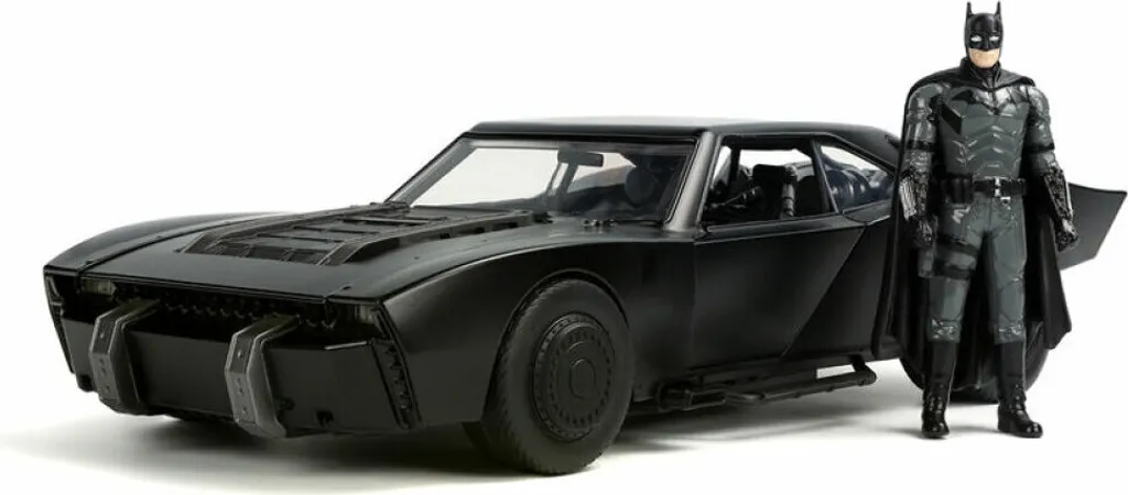 Batmobile 2022 1:18 Réplique Fidèle en Métal et sa Figurine Batman