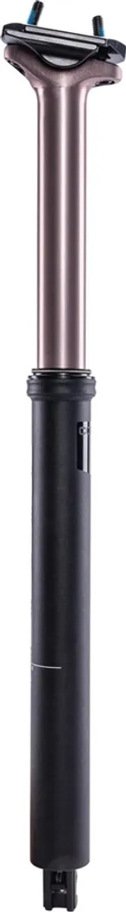 Tige de selle Dropair Dlx 30,9mm en aluminium noir avec recul ajusté