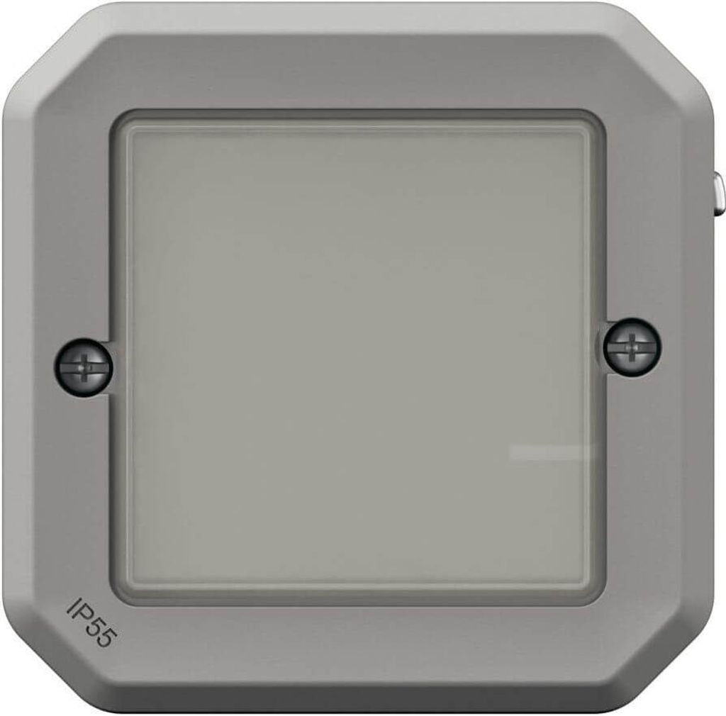 Legrand PLEXO New Connected Feuchtraum Aufputz Lichtschalter, Dimmfunktion, Smart-Home, Home+Control-App, ohne Neutralleiter, LED-kompatibel, IP55 ...