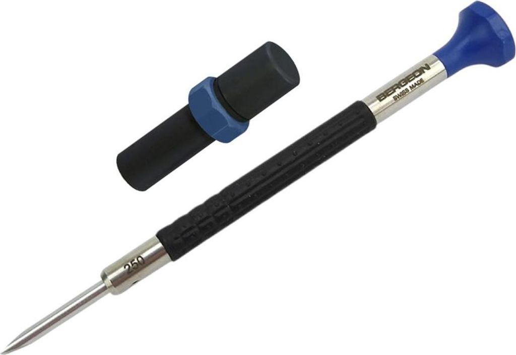 Bergeon 6899-AT-250 Uhr-Maß-Schraubendreher mit Ersatzklingen