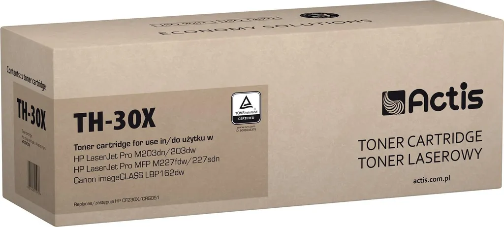 Toner Actis TH-30X per HP CF230X: Qualità e Sostenibilità 3500 Pag