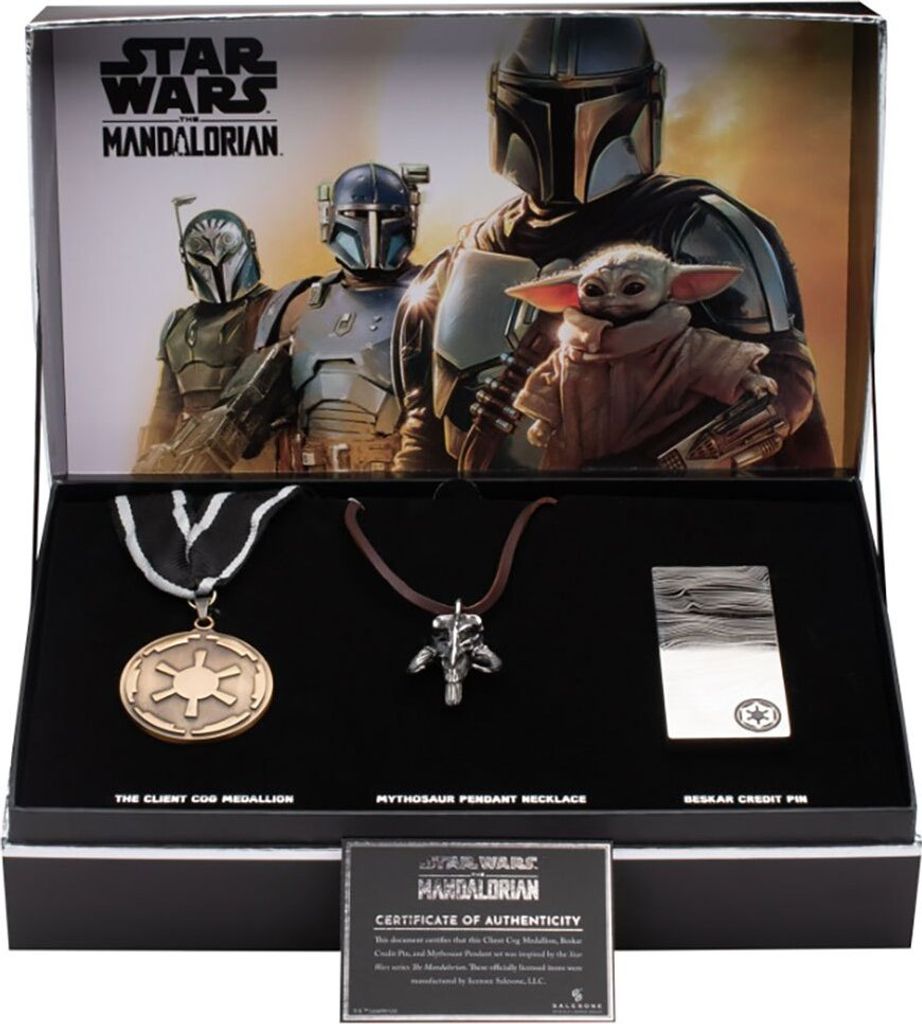 Star Wars Die Mandalorianische Mythosaur-medaille Galaktisches Imperium Und Beskar-replik Braun Braun One Size