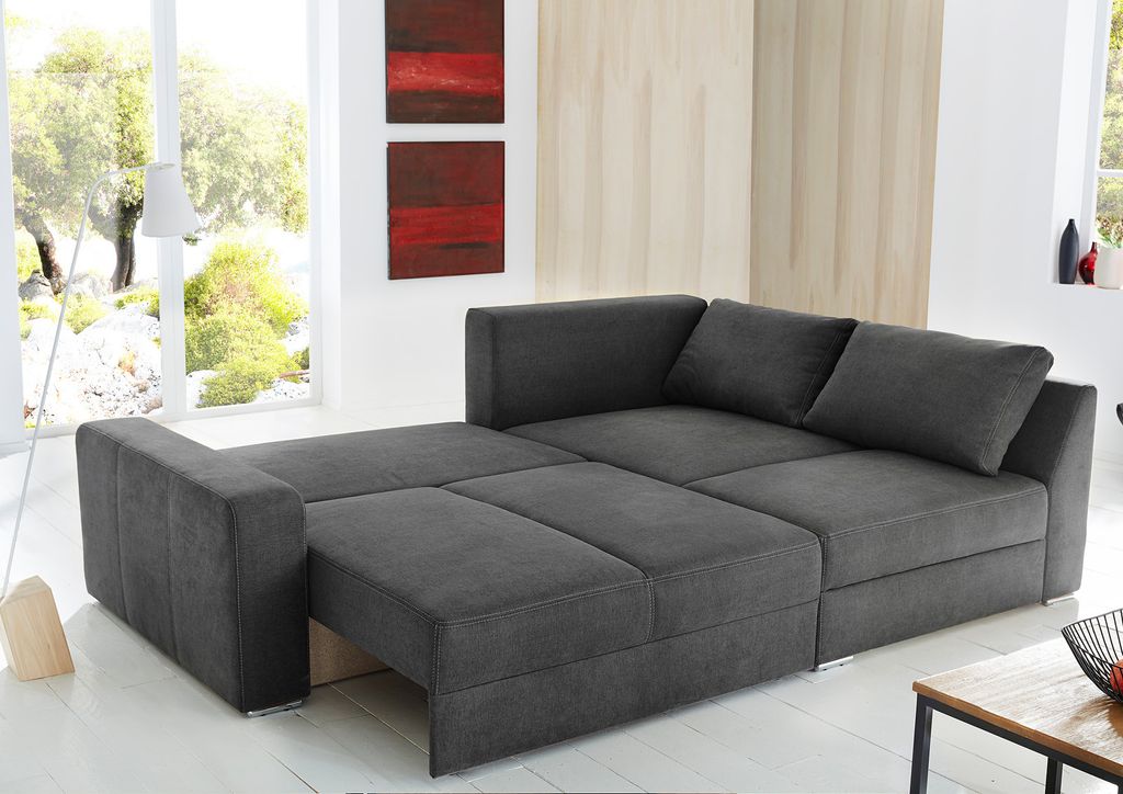 ECKSOFA-DAUERSCHLÄFER 260/181/88 cm Boxspring Federkern Produktbild 3