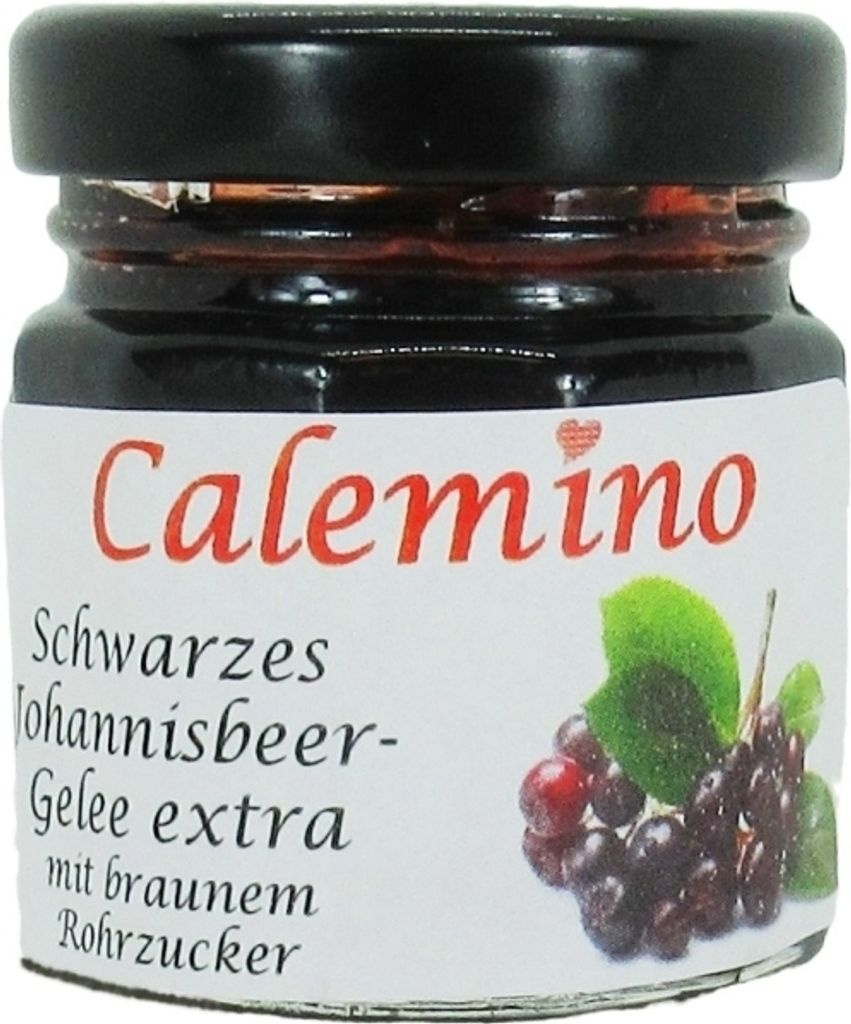 Schwarzes Johannisbeer-Gelee extra mit braunem Rohrzucker 50g