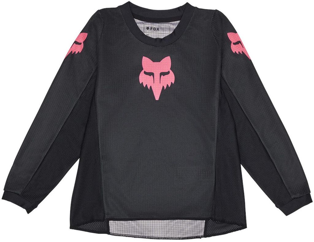 FOX 180 Blackout Mädchen Motocross Jersey, schwarz/pink, K-M
