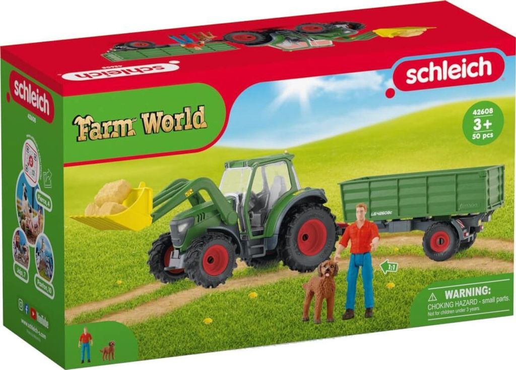 schleich FARM WORLD Traktor mit Anhänger, Farm, Farm Produktbild 