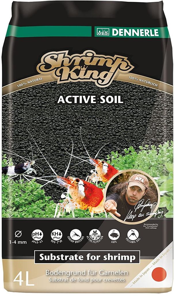 Dennerle Shrimp King Active Soil 4L Produktbild 