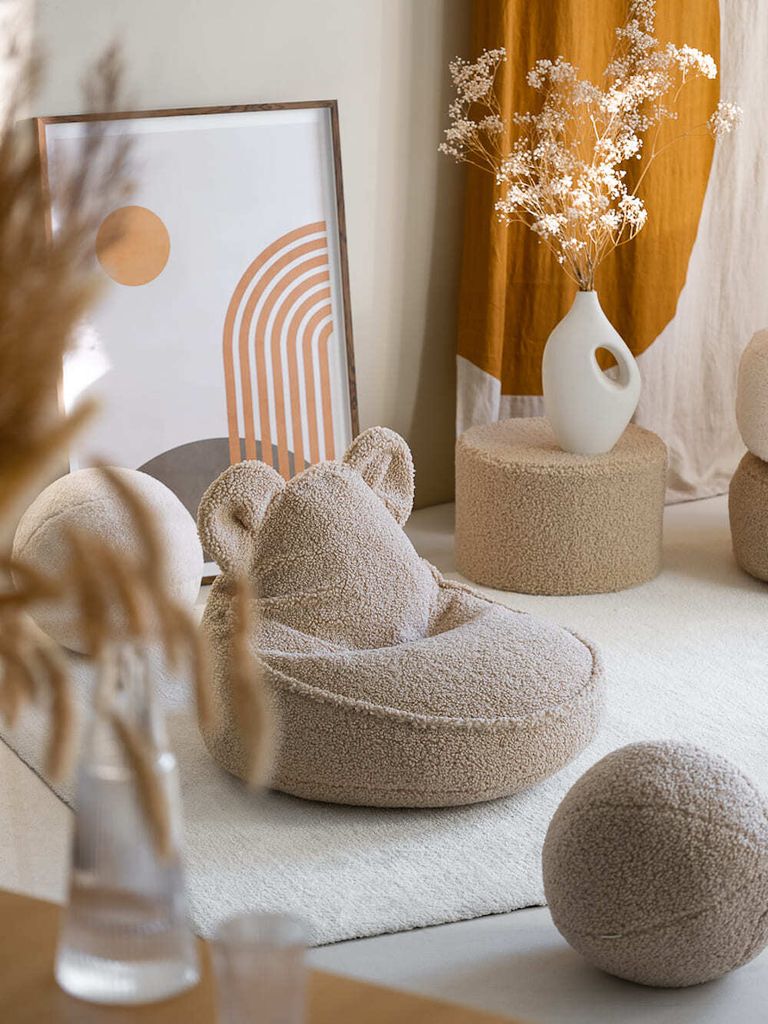 Wigiwama Bear Beanbag / Sitzsack Bär, Farbe:Biscuit Produktbild 3