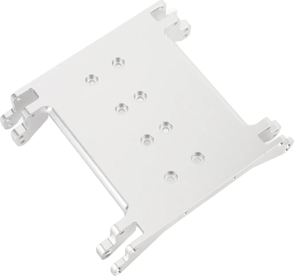 Châssis plaque de protection RC pour transmission multi-trous Argent