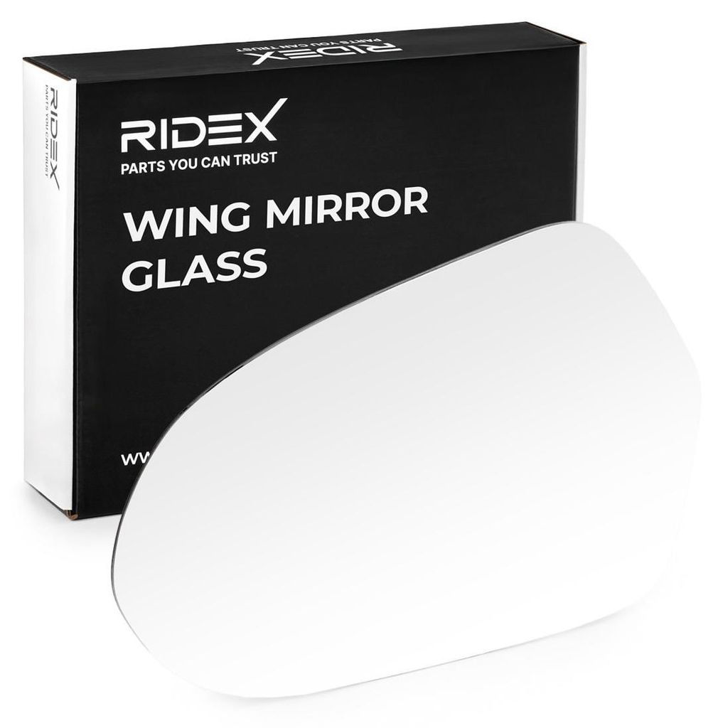 RIDEX Spiegelglas Außenspiegel Links für AUDI A6 Avant (4G5, 4GD, C7) Beheizt Asphärisch 1914M0311