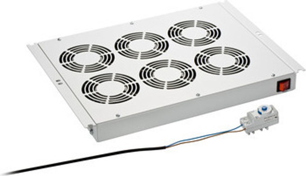 EFB Einbaulüfter 6 Lüftern für Netzwerk- u. Serverschränke