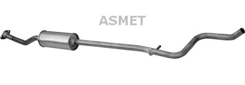 Silencieux central ASMET 9062 OE 1717R9 pour Citroën C3 essence