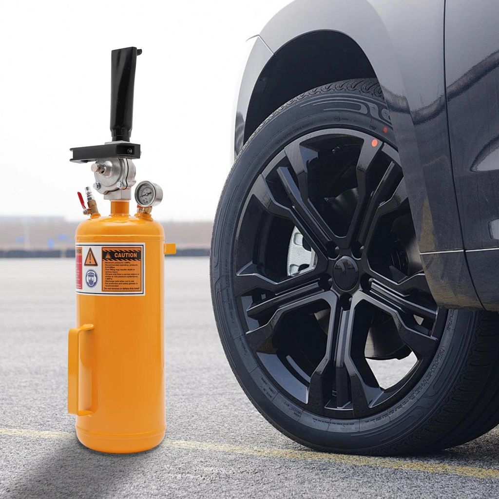 Reifen Bead Seater - Drucklufttank/Bead Blaster Inflator - 8 L - 1 MPa/145 PSI - Stahl - Für Auto, LKW, ATV - - Gelb