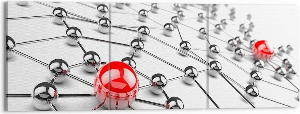 Bild auf Leinwand - Leinwandbild - Abstrakt grafik entwurf computer - 150x50cm - Wand Bild - Wanddeko - Leinwanddruck - Bilder - Kunstdruck - Leinw...