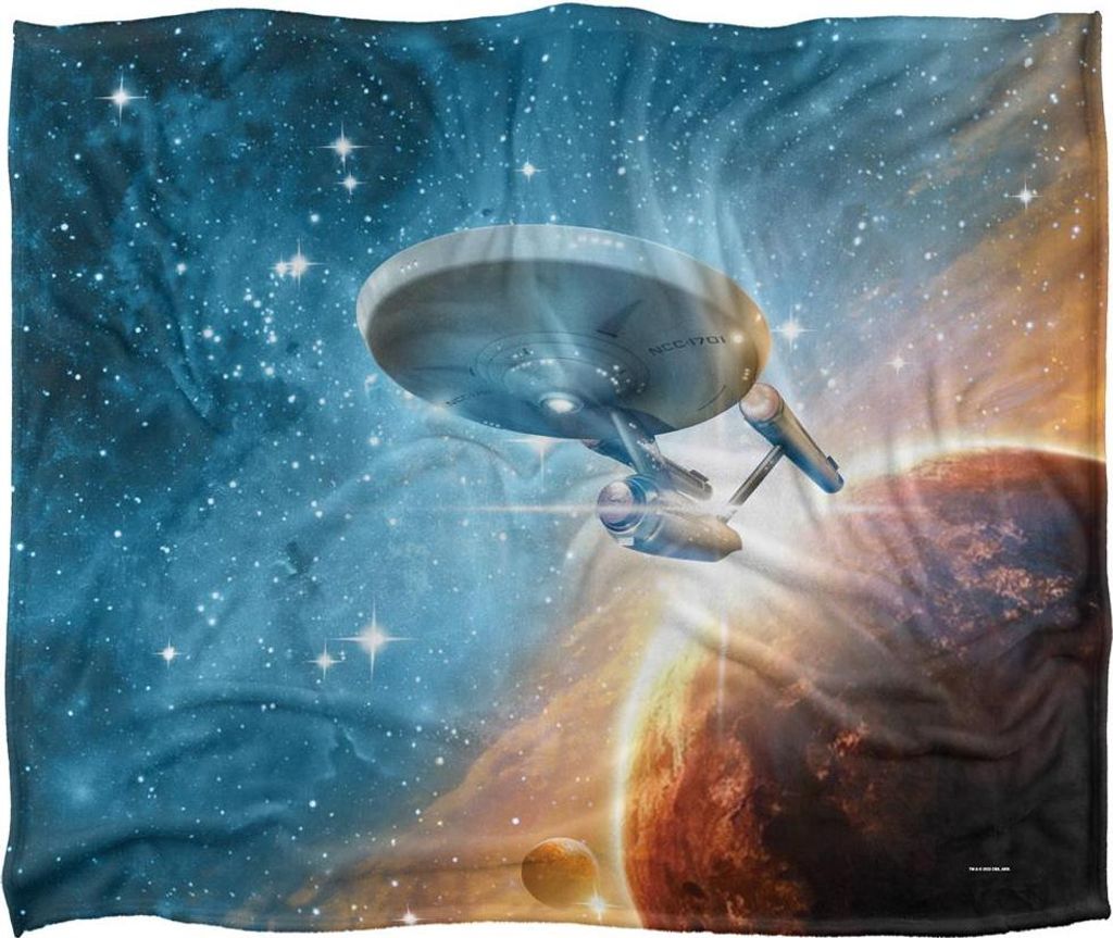 Star Trek - "Final Frontier" Decke, Seidig, Supersoft Produktbild 