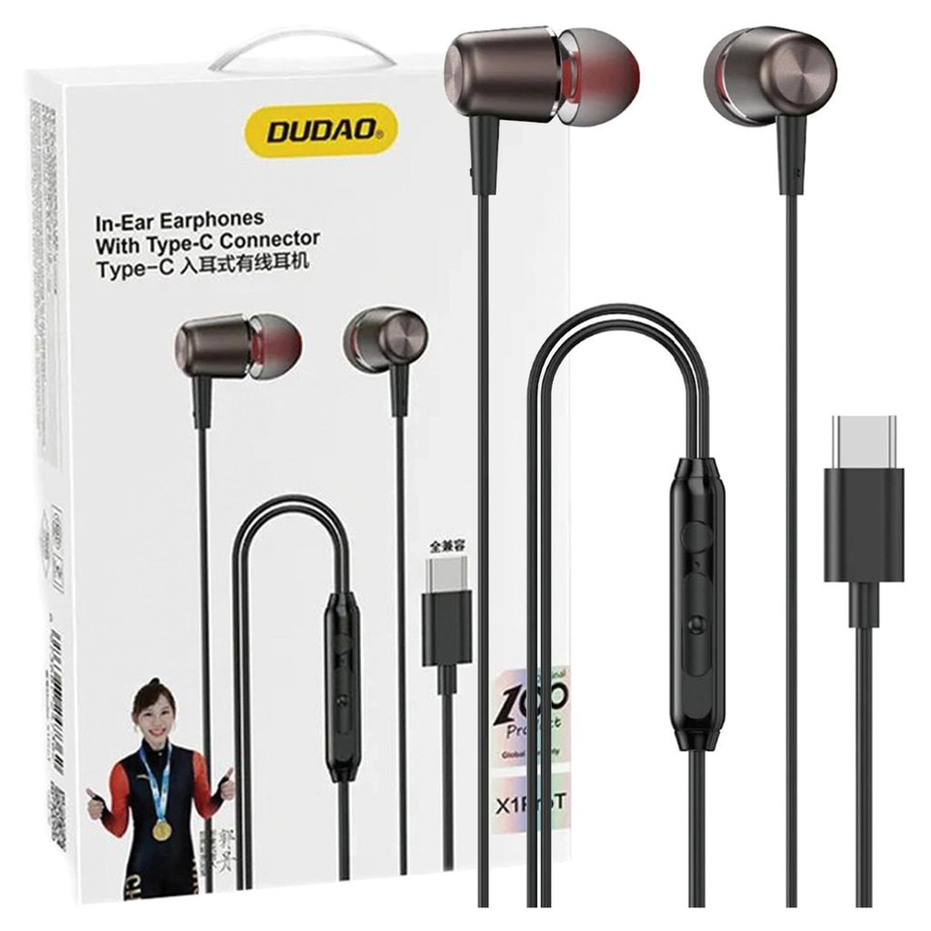 Dudao X1Prot Casque intra-auriculaire filaire Usb-C 1.2 M - Image du produit 