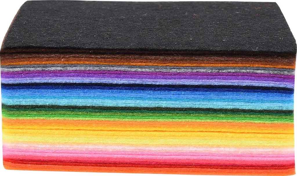 Feuilles de tissu non tissé anti-effilochage 30x30 cm - Kit DIY 40 pcs