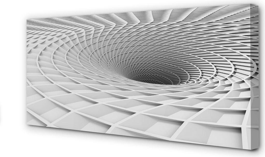 Leinwandbild 100x50 Wandkunst 3D-geometrische Einfülltrichter