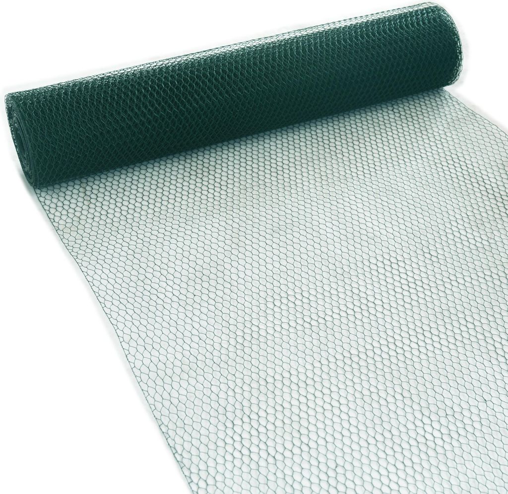 Sechseckgeflecht Grün 13mm 100cm 50m 0,8mm EXTRA PVC Produktbild 