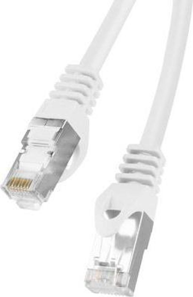 Lanberg PCF6-10CC-0050-W, 0,5 m, Cat6, F/UTP (FTP), RJ-45, RJ-45, Wei