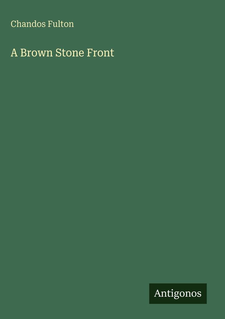 Fulton, C: Braune Steinfront