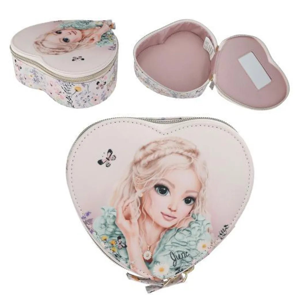 Mini coffret à bijoux TOPModel cœur idéal pour transporter vos trésors - 5