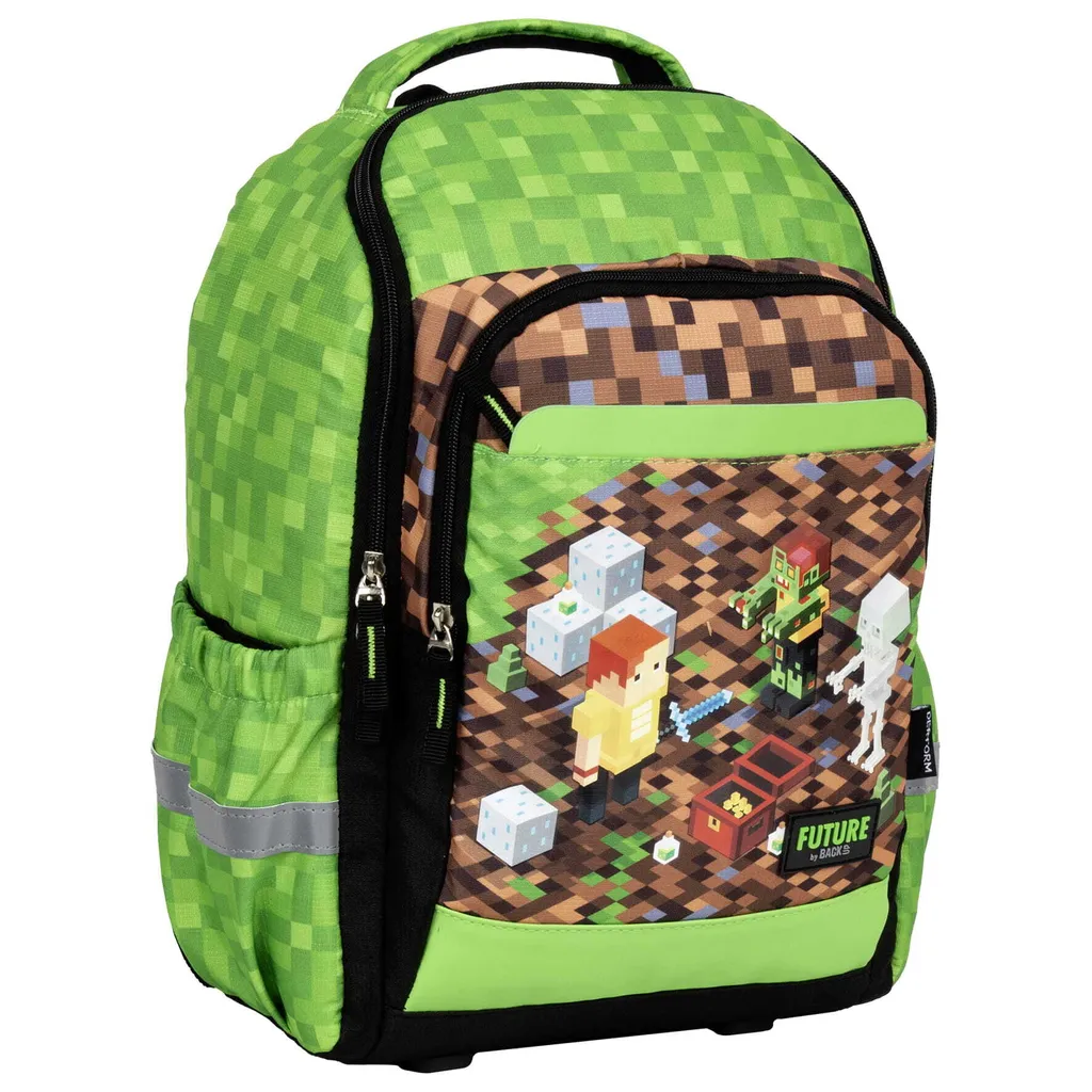 Grand sac à dos scolaire pour collégien et lycéen modèle DF 35 design Jeu