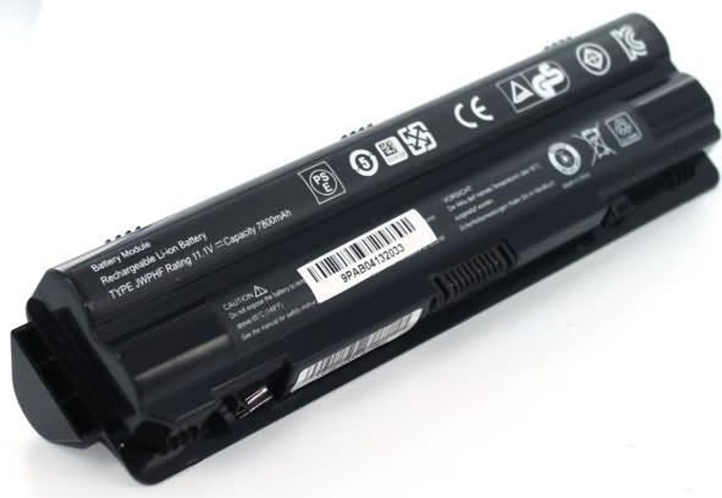 Akku für Dell JWPHF Li-Ion 11,1 Volt 6600 mAh schwarz.