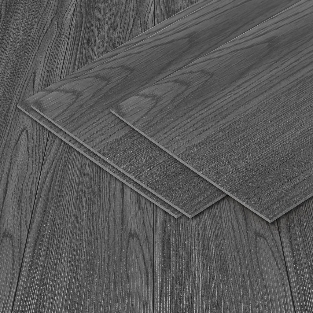 Vigevee Vinyl Laminat 2,51 m² Selbstklebend Dunkelgrau 18 Produktbild 