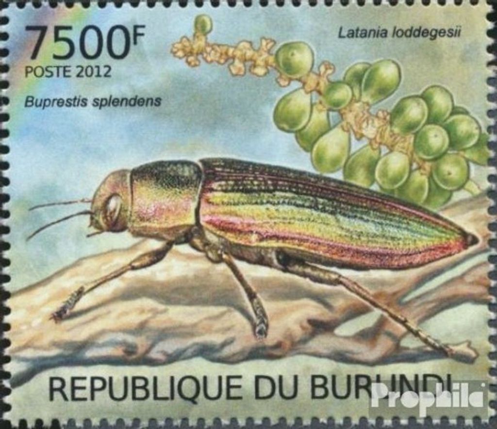 Briefmarken Burundi 2012 Mi 2539 (kompl.Ausg.) postfrisch Produktbild 