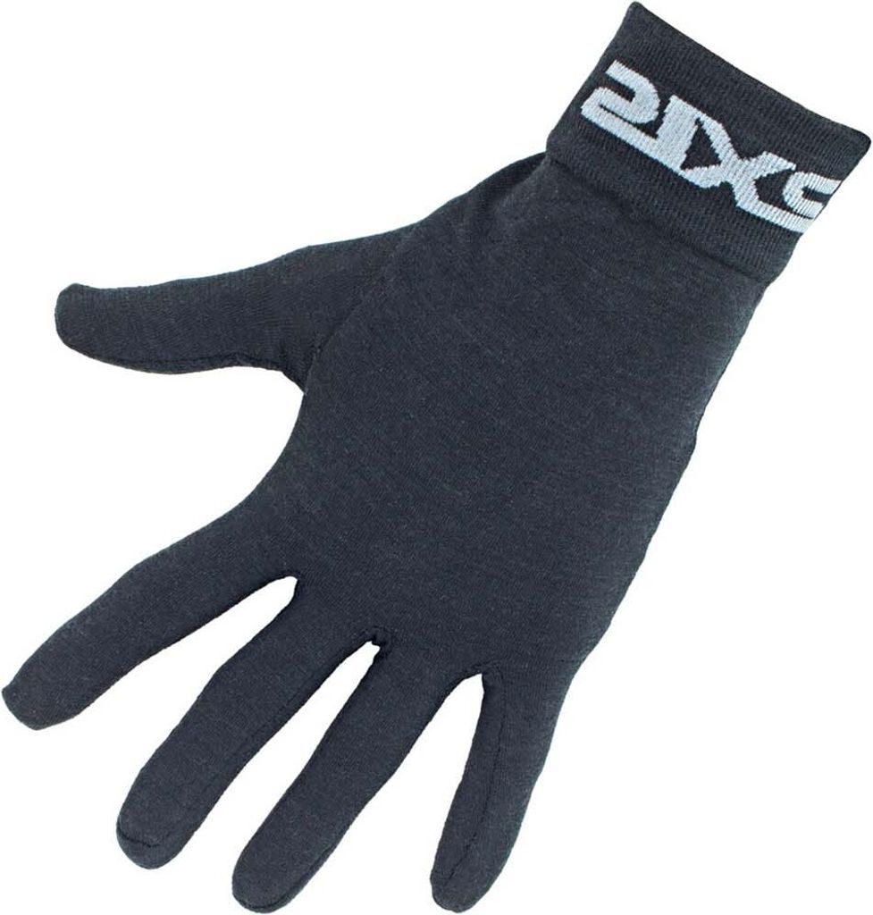 SIX2 Langfinger-Fahrradhandschuhe - GLX MERINOS - Schwarz S-M