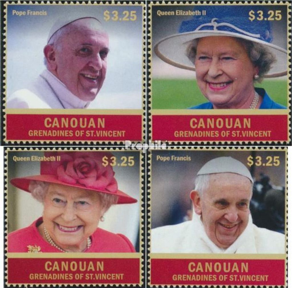Briefmarken St. Vincent - Canouan 2014 Mi 351-354 Produktbild 