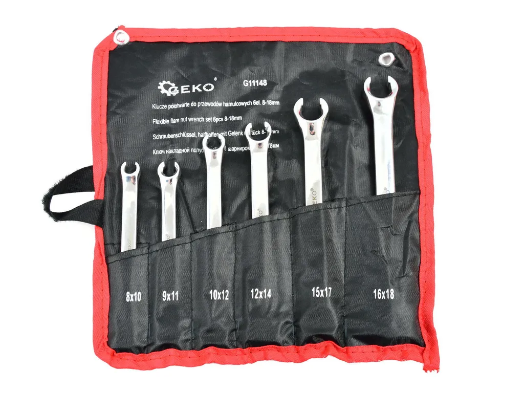 Set de clés mixtes pour conduites de frein - Kit outillage 8 à 18 mm BSD