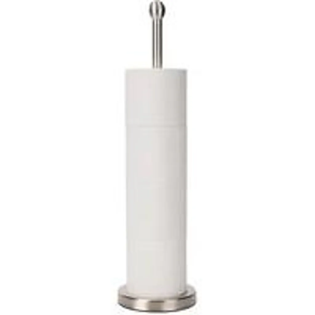 Rangement papier toilette salle de bains pour 4 rouleaux, style nickel