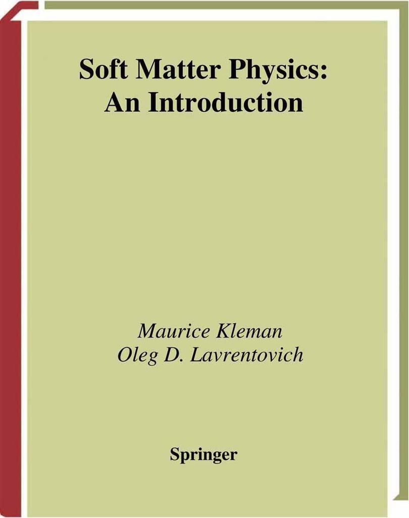 Soft Matter Physics