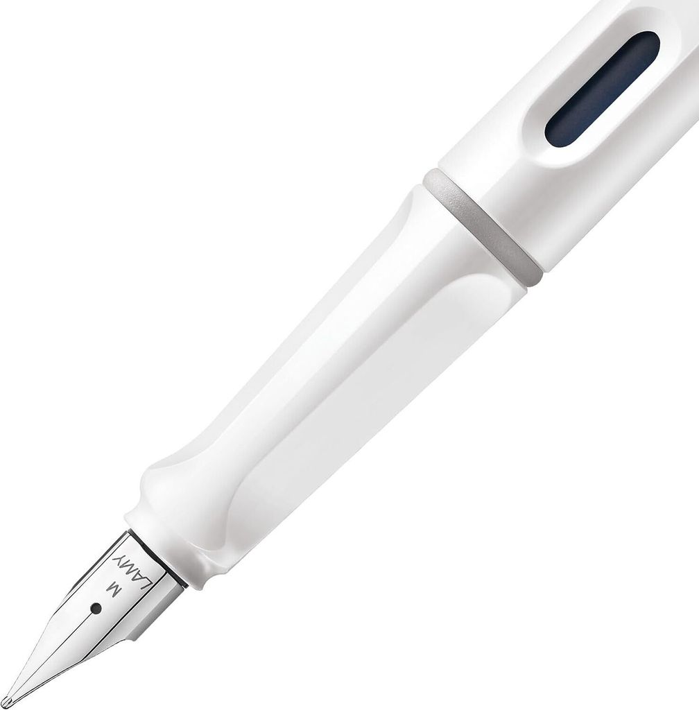 LAMY safari Patronenfüller weiß hochglänzend M (mittel) Produktbild 8